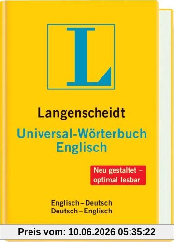 Universal-Wörterbuch Englisch: Englisch - Deutsch / Deutsch - Englisch