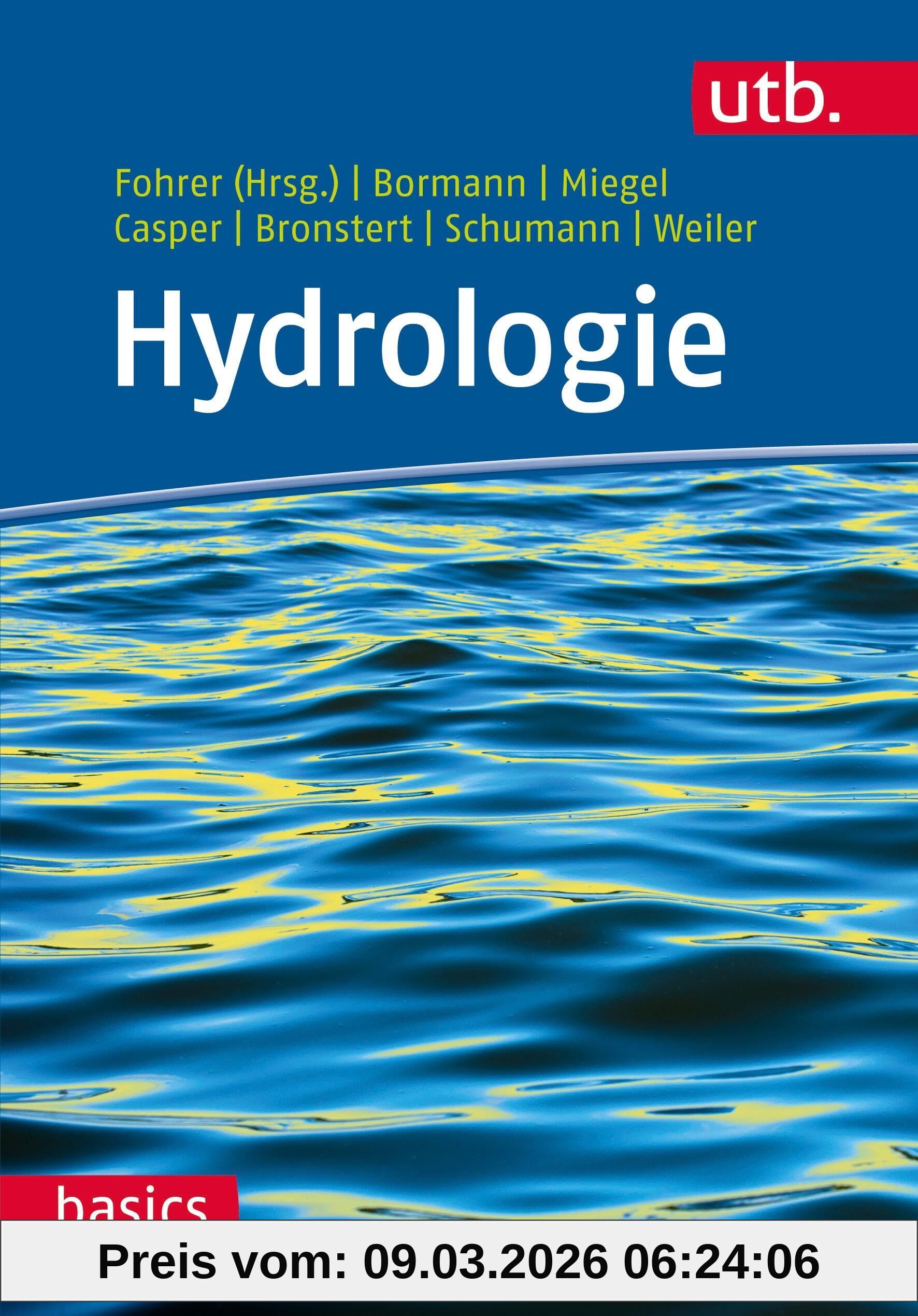 Nicola Fohrer Hydrologie (utb Basics, Band 4513)