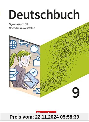 Deutschbuch Gymnasium - Nordrhein-Westfalen - Neue Ausgabe - 9. Schuljahr: Schülerbuch