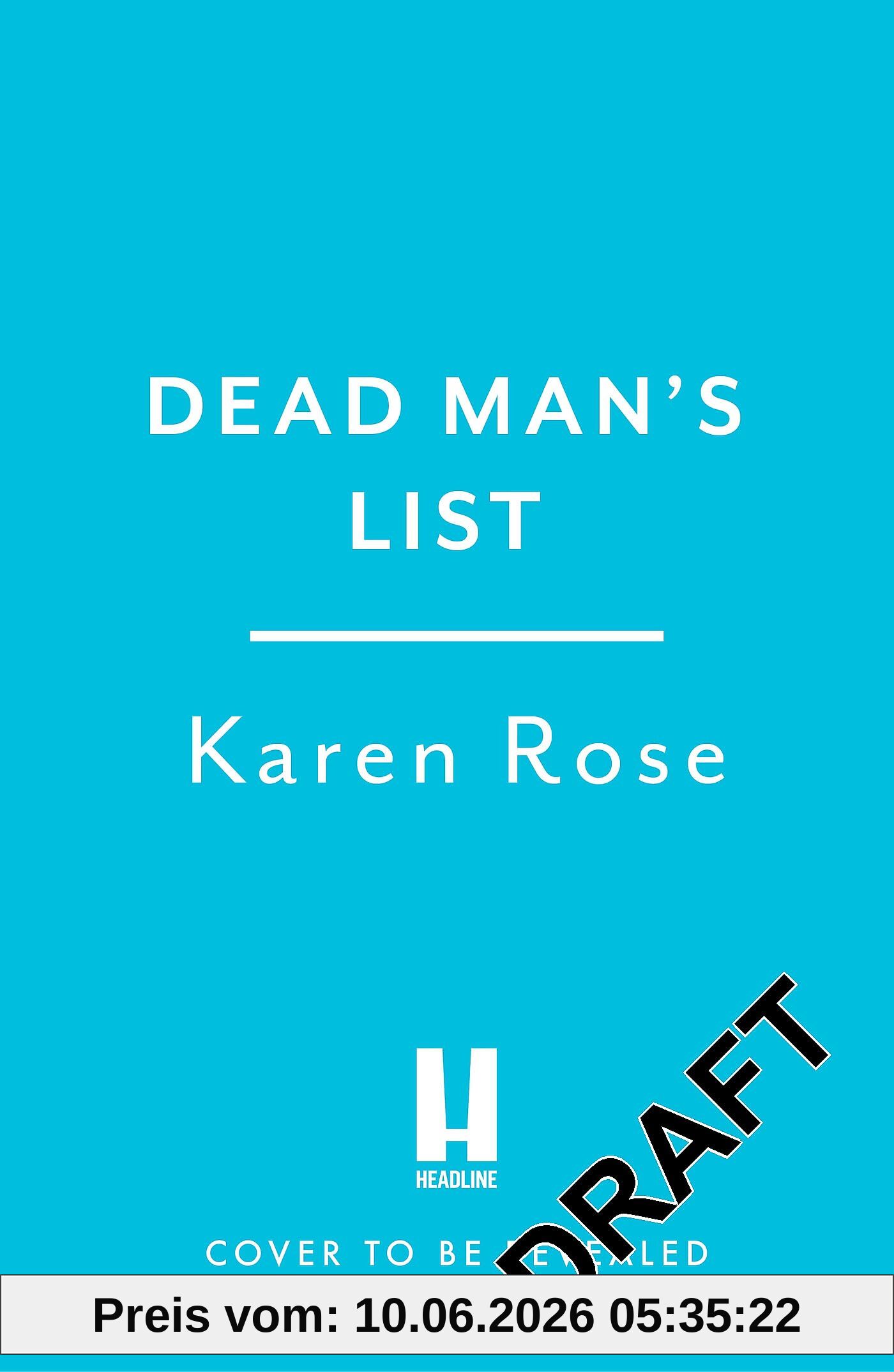 Dead Man's List: the San Diego Case Files book 3
