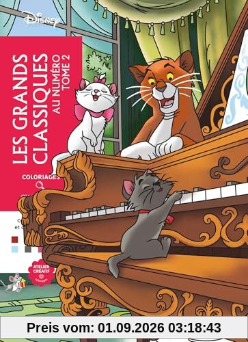 Coloriages au numéro : Grands classiques Tome 2