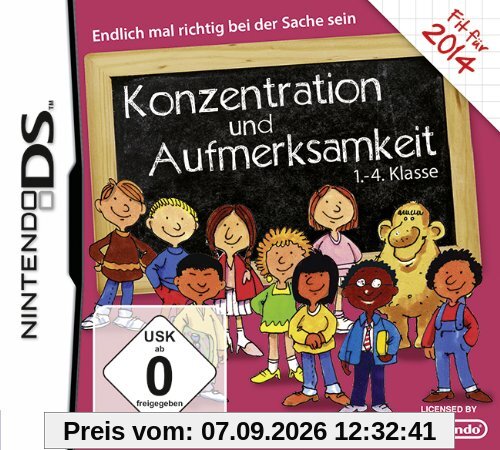 Konzentration & Aufmerksamkeit 1.-4. Klasse 2014
