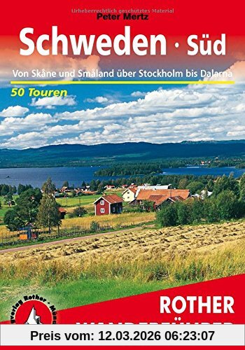 Peter Mertz Schweden Süd. Von Skåne Und Småland über Stockholm Bis Dalarna. 50 Touren
