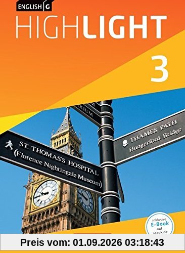 English G Highlight - Hauptschule: Band 3: 7. Schuljahr - Schülerbuch: Kartoniert