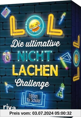 LOL – Die ultimative Nicht-lachen-Challenge – Edition für Schüler: Mit den besten Witzen, Flachwitzen, Scherzfragen. Par