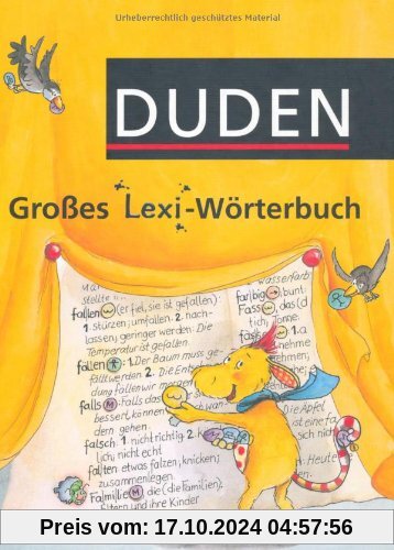 Großes Lexi-Wörterbuch: 1.-4. Schuljahr - Wörterbuch: Festeinband