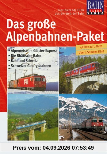 Das große Alpenbahnen-Paket [2 DVDs]