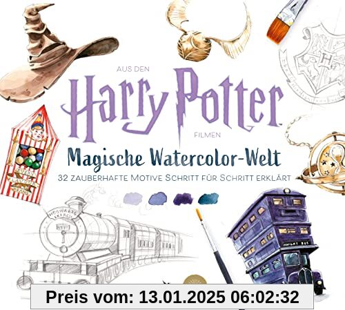 Magische Watercolor-Welt: 32 zauberhafte Motive Schritt für Schritt erklärt