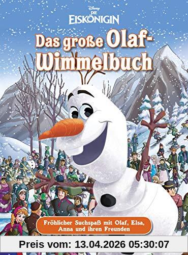 Disney: Das große Olaf-Wimmelbuch: Fröhlicher Suchspaß mit Olaf, Elsa, Anna und ihren Freunden (Disney Eiskönigin)