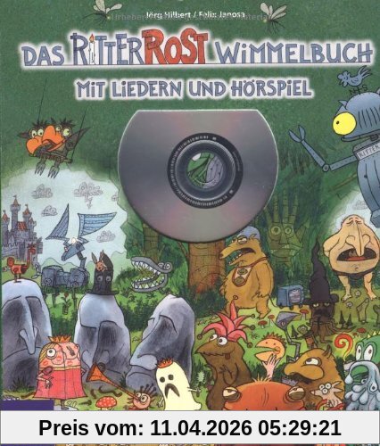 Ritter Rost: Das Ritter Rost Wimmelbuch: Mit Hörspiel und Liedern auf CD