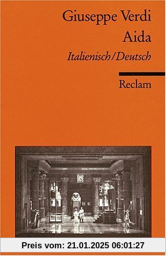 Aida: Ital. /Dt.: Oper in vier Akten