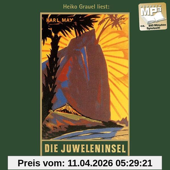 Die Juweleninsel: mp2-Hörbuch, Band 46 der Gesammelten Werke: mp3-Hörbuch, Band 46 der Gesammelten Werke Gelesen von Heiko Grauel