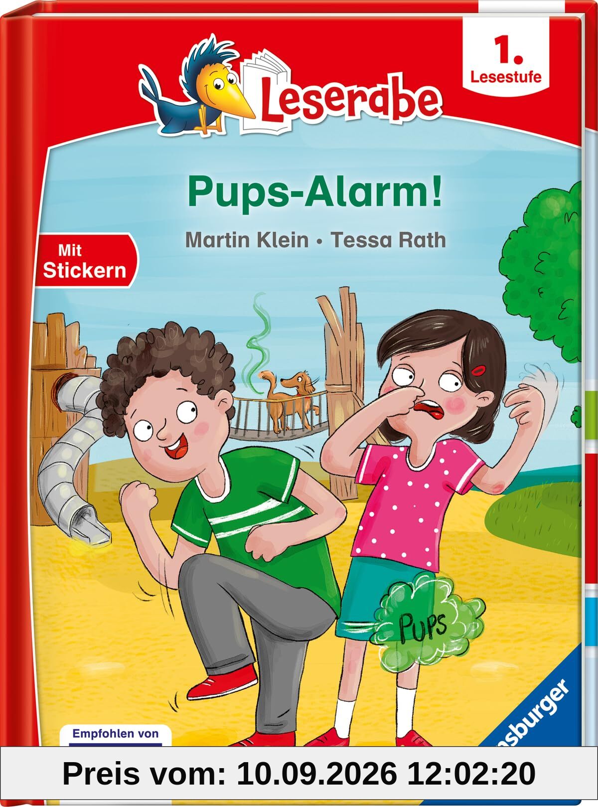 Pups-Alarm - lesen lernen mit dem Leseraben - Erstlesebuch - Kinderbuch ab 6 Jahren - Lesenlernen 1. Klasse Jungen und Mädchen (Leserabe 1. Klasse) (1. Lesestufe)