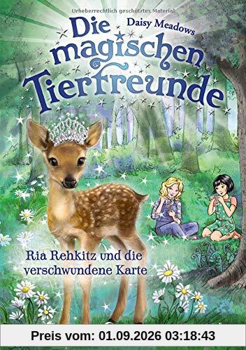 Die magischen Tierfreunde 16 - Ria Rehkitz und die verschwundene Karte: Erstleserbuch für Mädchen ab 7 Jahre