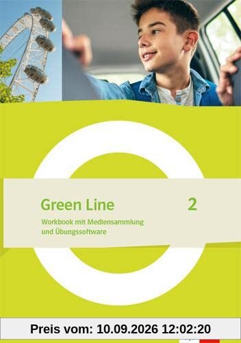 Green Line 2: Workbook mit Mediensammlung und Übungssoftware Klasse 6 (Green Line. Ausgabe ab 2021)