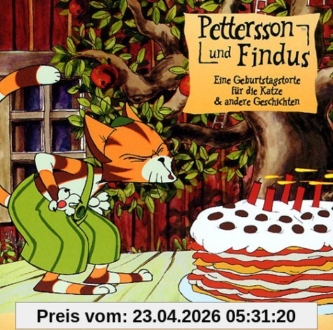 Pettersson & Findus, Audio-CDs, Tl.1, Eine Geburtstagstorte für die Katze & andere Geschichten, 1 Audio-CD