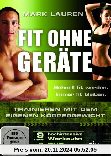 Mark Lauren - Fit ohne Geräte - Trainieren mit dem eigenen Körpergewicht [3 DVDs]