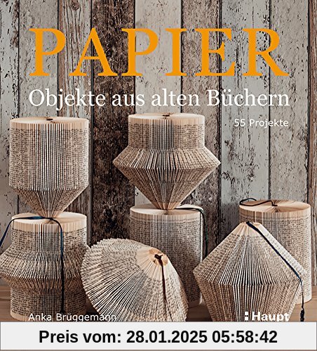 Papier-Objekte aus alten Büchern: 55 Projekte