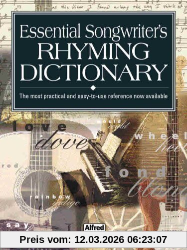 Mitchell, Kevin M. Essential Songwriter's Rhyming Dictionary, Pocket Size Book