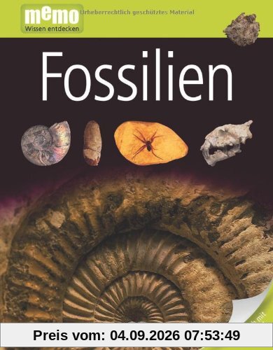 memo Wissen entdecken Band, 47: Fossilien, mit Riesenposter!