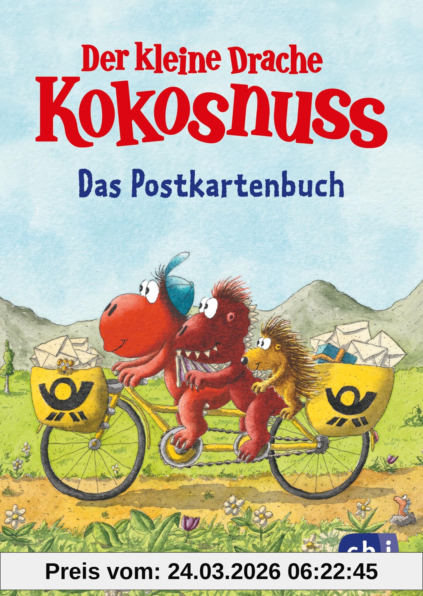 Der kleine Drache Kokosnuss - Postkarten-Buch: 24 Postkarten mit den schönsten Motiven vom kleinen Drachen Kokosnuss
