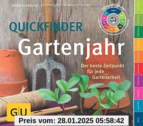 Quickfinder Gartenjahr: Der beste Zeitpunkt für jede Gartenarbeit (GU Garten Extra)