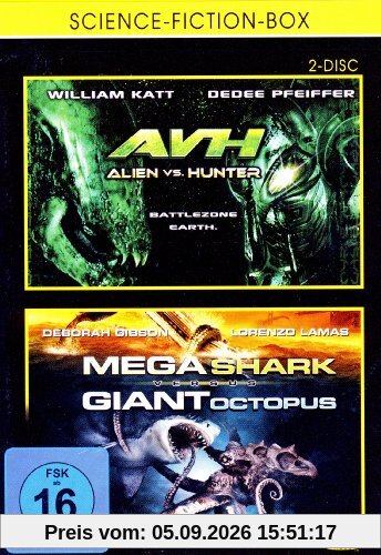 Trash Asylum Box - AVH Alien vs. Hunter & Mega Shark vs. Giant Octopus [2 DVDs]
