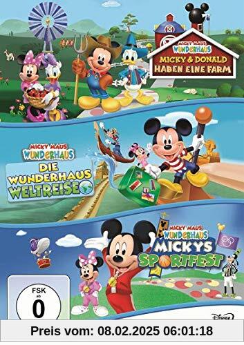 Micky Maus Wunderhaus - Sportfest/Weltreise/Farm (Dreierpack) [3 DVDs]