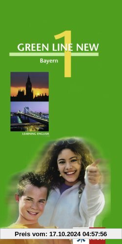 Green Line New - Ausgabe Bayern. Englisches Unterrichtswerk für Gymnasien: Green Line New 1. Vokabel-Lernbox Bayern