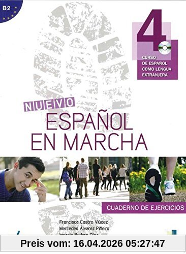 Nuevo Español en marcha 4: Curso de español como lengua extranjera / Arbeitsbuch mit Audio-CD