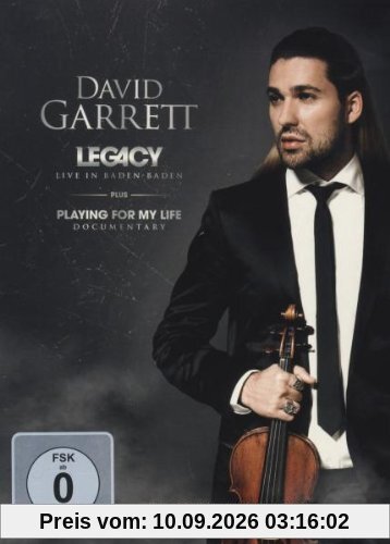 David Garrett - Legacy: Live In Baden Baden [Limited Digipack Edition]