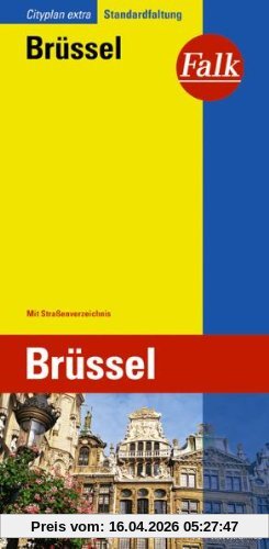 Falk Cityplan Extra Standardfaltung International Brüssel / Bruxelles mit Straßenverzeichnis