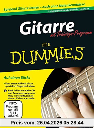Gitarre für Dummies mit Trainings-Programm (Fur Dummies)