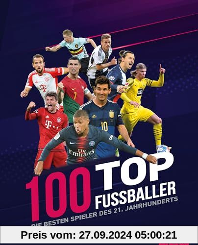 100 Top-Fußballer - Die besten Spieler des 21. Jahrhunderts: Die perfekte Vorbereitung auf die EM 2024