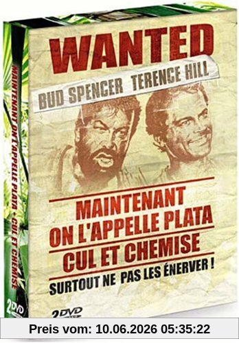 Coffret Bud Spencer et Terence Hill (Maintenant On l'appelle Plata, Cul et Chemise) 2 DVD [FR Import]