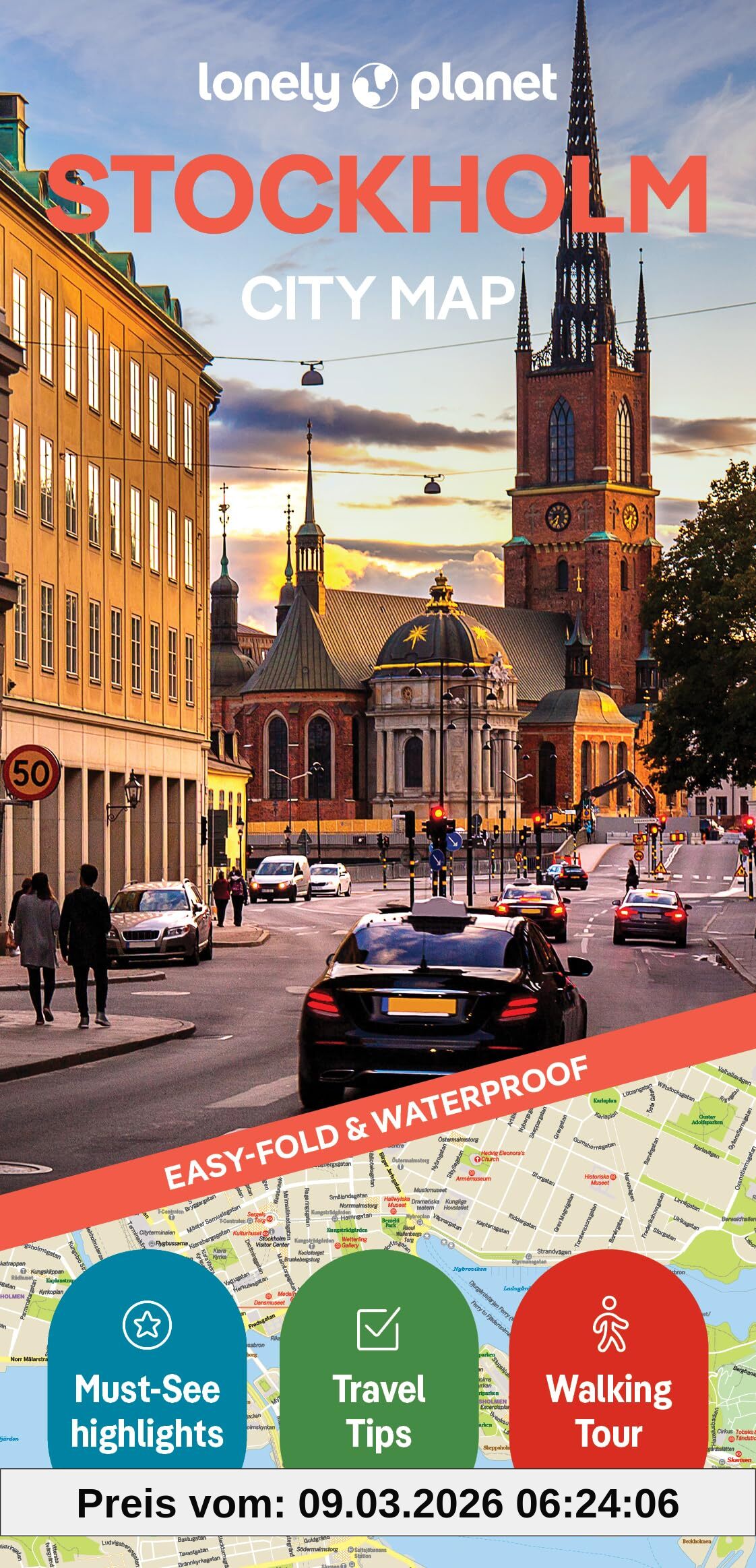 Lonely Planet Stockholm City Map