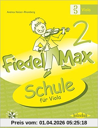 Fiedel-Max für Viola - Schule, m. Audio-CD: 2