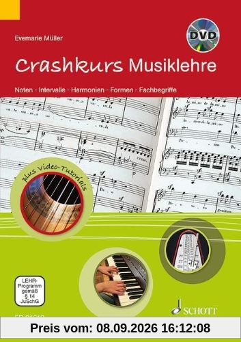 Crashkurs Musiklehre: Ausgabe mit DVD.