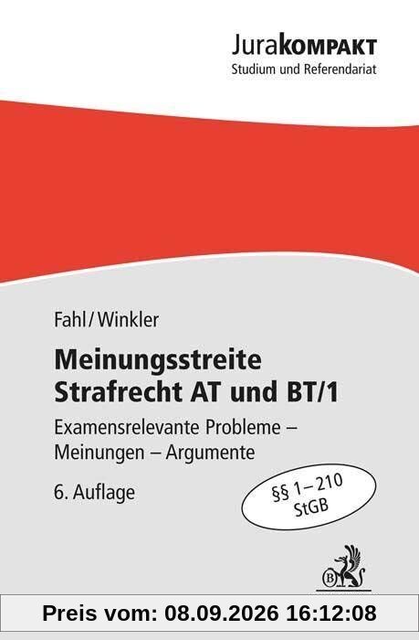Meinungsstreite Strafrecht AT und BT/1