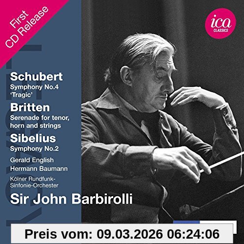 Gerald English Schubert / Britten / Sibelius