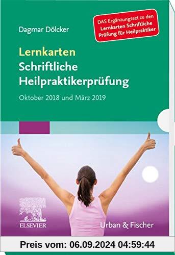 Lernkarten Schriftliche Heilpraktikerprüfung Oktober 2018 und März 2019