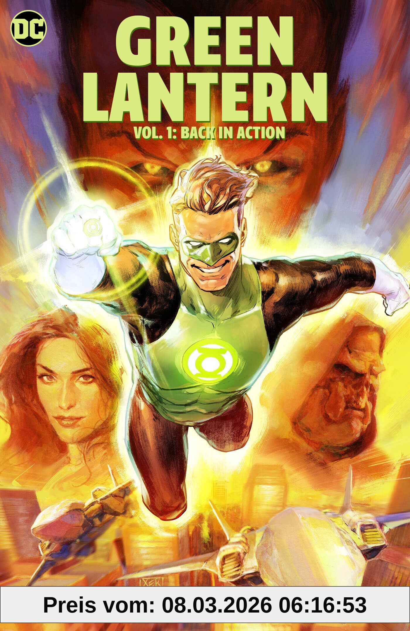 Jeremy Adams Green Lantern 1, Back In Action
