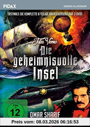 Juan Antonio Bardem Jules Verne, Die Geheimnisvolle Insel / Erstmals Die Komplette 6-teilige Abenteuerserie Mit Omar Sharif Und Rick Battaglia (Pidax Serien-Klassiker)