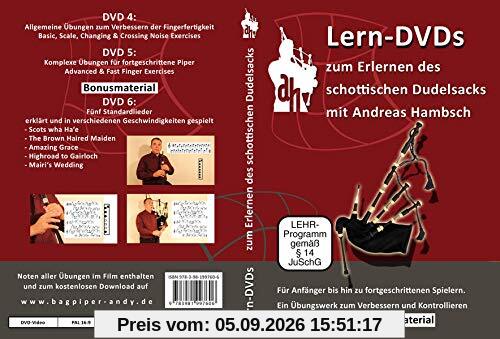Dudelsack - Übungen und die ersten Lieder: Übungen und Lieder für den schottischen Dudelsack