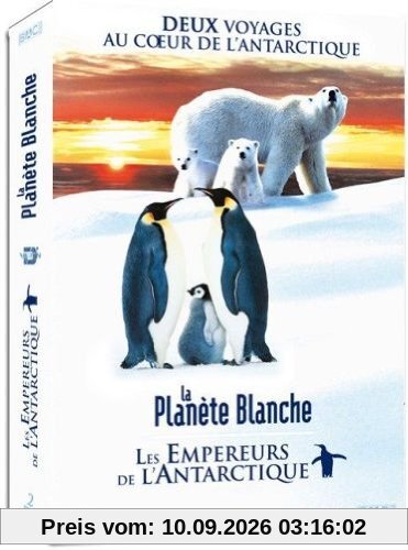 Coffret antarctique : la planète blanche ; les empereurs de l'antarctique [FR Import]