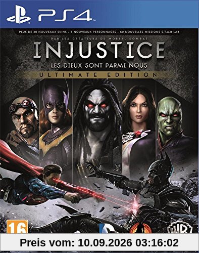 Injustice - les dieux Sont parmi nous - Ultimate Edition - Jeu PS4