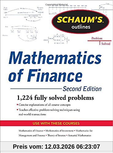 Robert Brown Schaum's Outline Of Mathematics Of Finance (Schaum's Outlines)