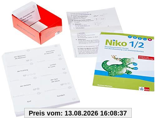 Niko Sprachbuch 1/2: Grundwortschatz-Kartei mit Handreichungen und Stationenkarten, Ausgabe Nordrhein-Westfalen Klasse 1/2 (Niko. Ausgabe ab 2020)