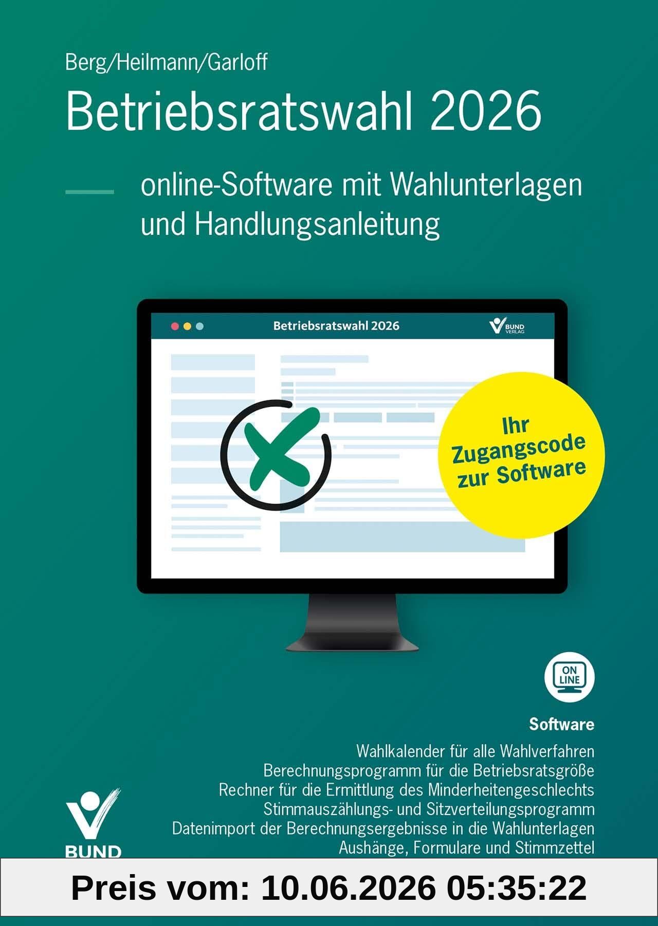 Betriebsratswahl 2026: Software mit Wahlunterlagen und Handlungsanleitung