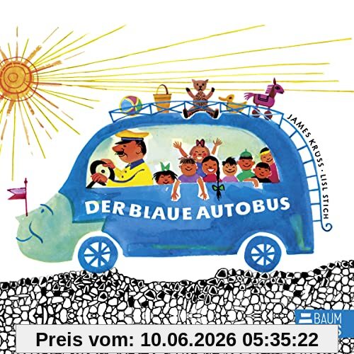 Der blaue Autobus: Der Klassiker von James Krüss als Pappbilderbuch für die Kleinen.